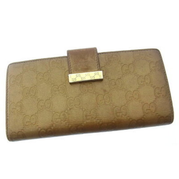 Gucci long Wallet bifold GG Guccissima - Picture 1 of 1
